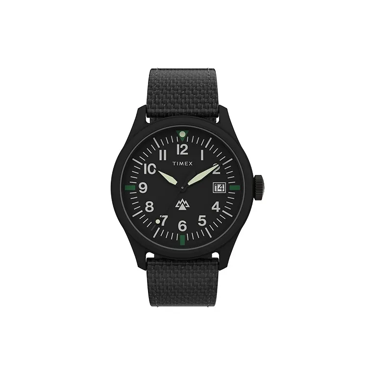 TIMEX Кварцевый механизм Мужские часы 43mm*43mm*10mm Черный