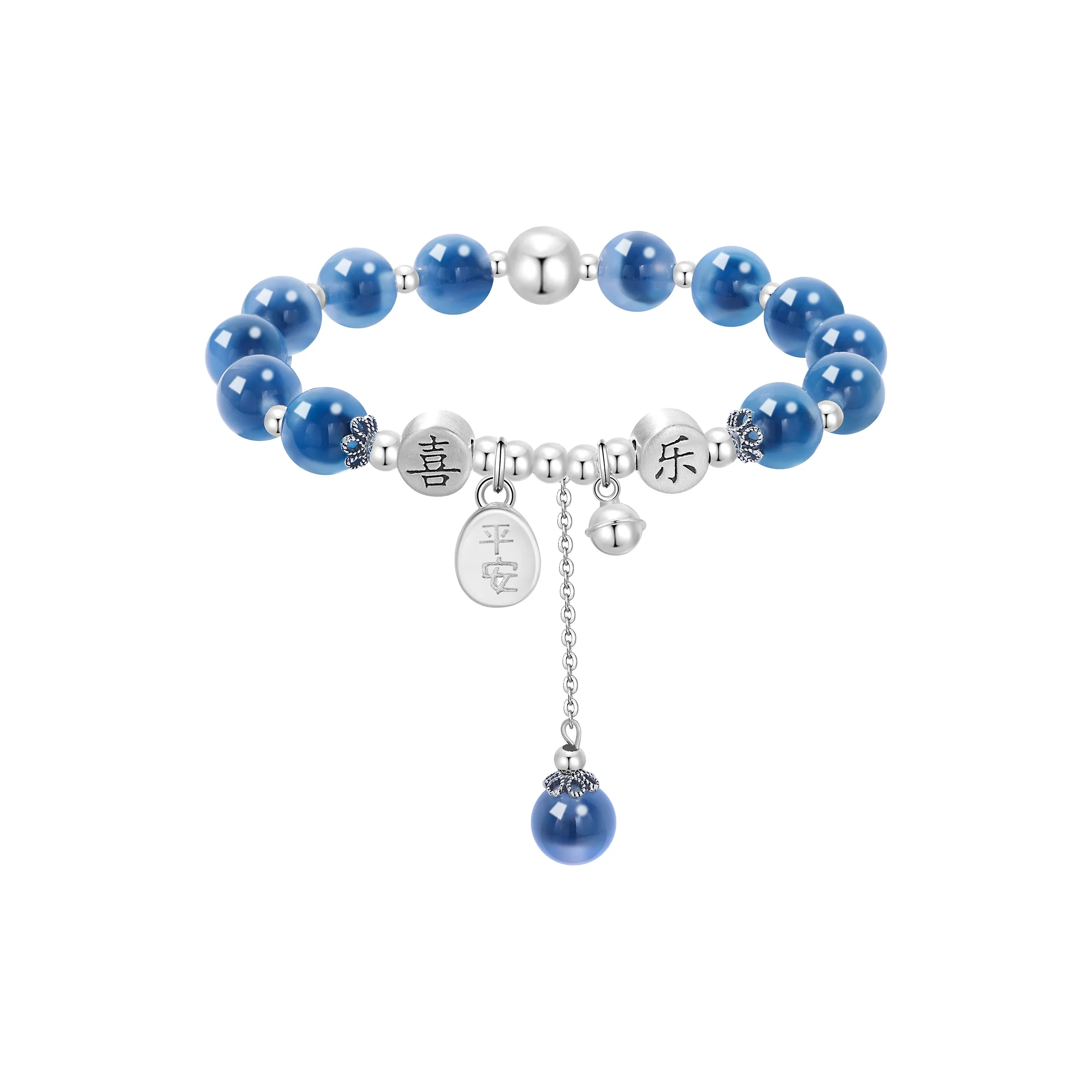 HUAYING Браслеты из агата и нефрита для женщин