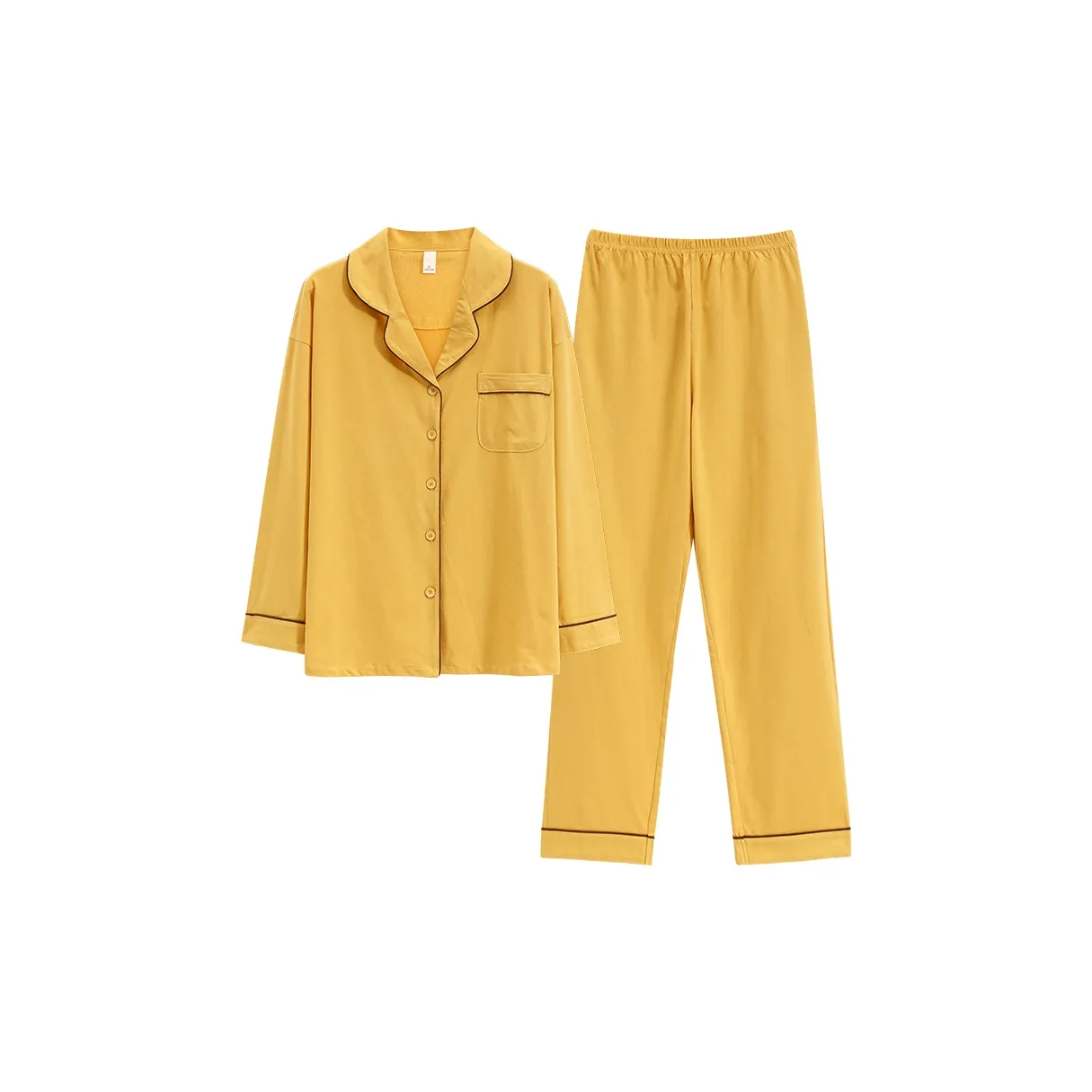 Pretty Lady Home Suit Women's Yellow