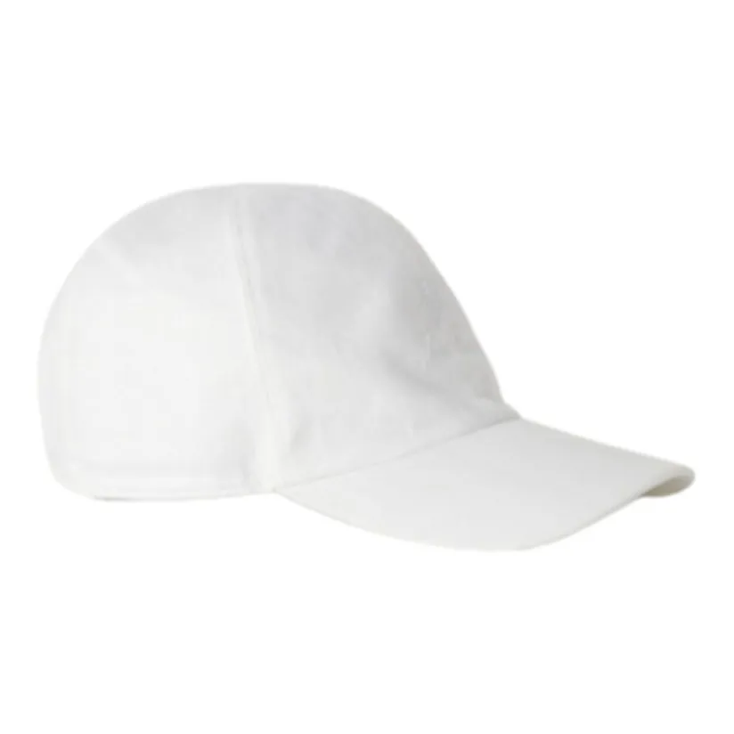Loro Piana Acetate, Cotton Linen Baseball Caps Men's White