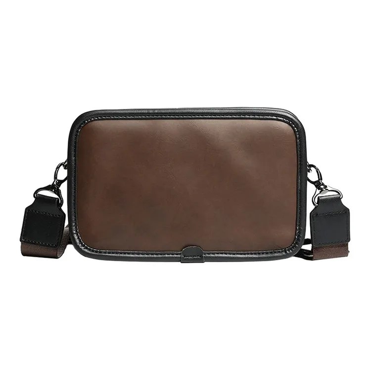 ALNI BITTON PU Shoulder Bag Regular Men's Wrinkle Free Black/Coffee