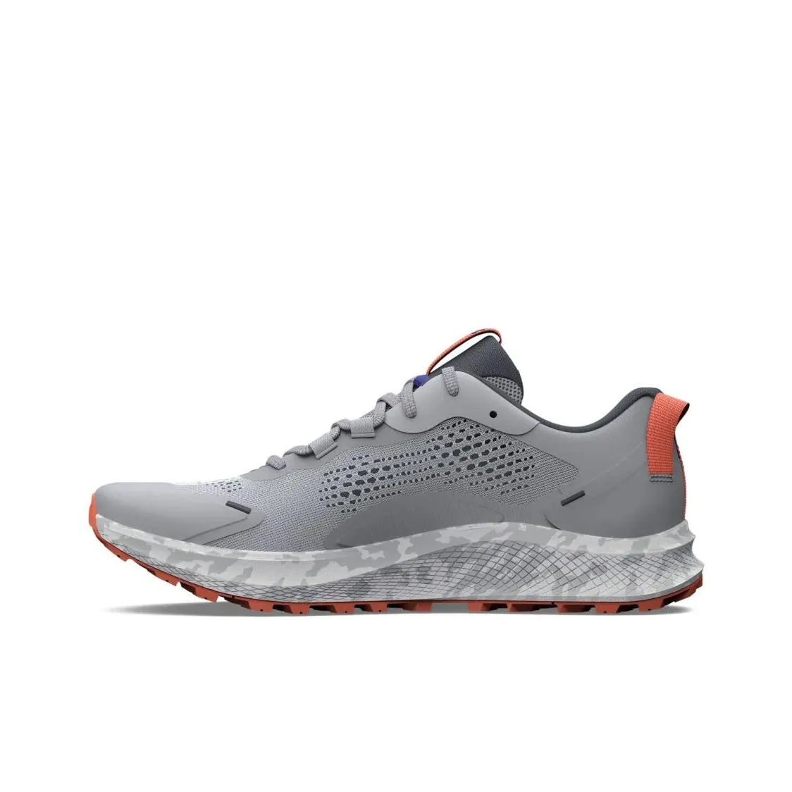 Under Armour Low Top Casual Shoes Unisex Gray Red