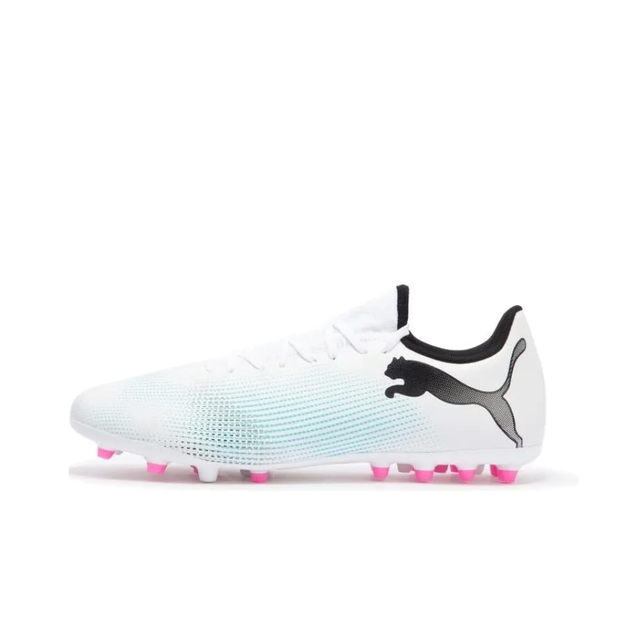 PUMA Future 7 Play Mg Cleats 'White Blue Pink'