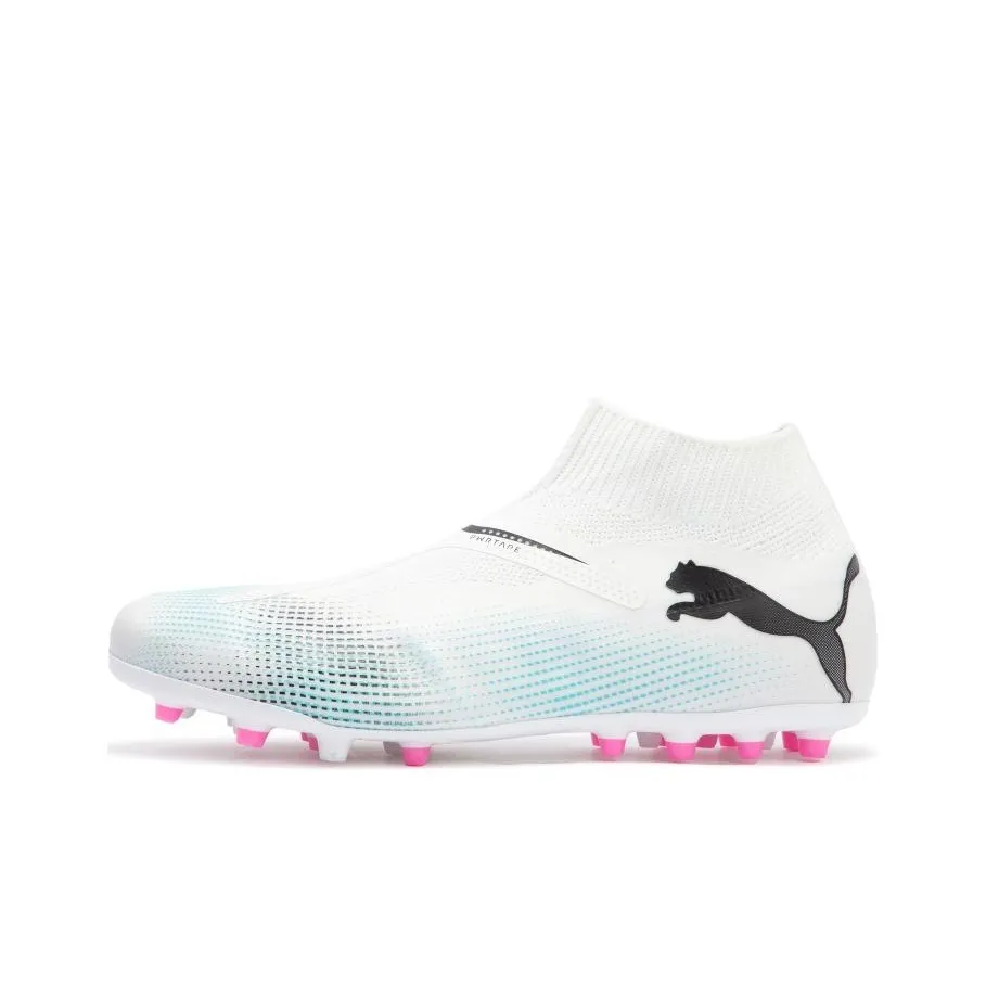 PUMA Future 7 Match + Ll Mg Football Shoes 'White Blue'