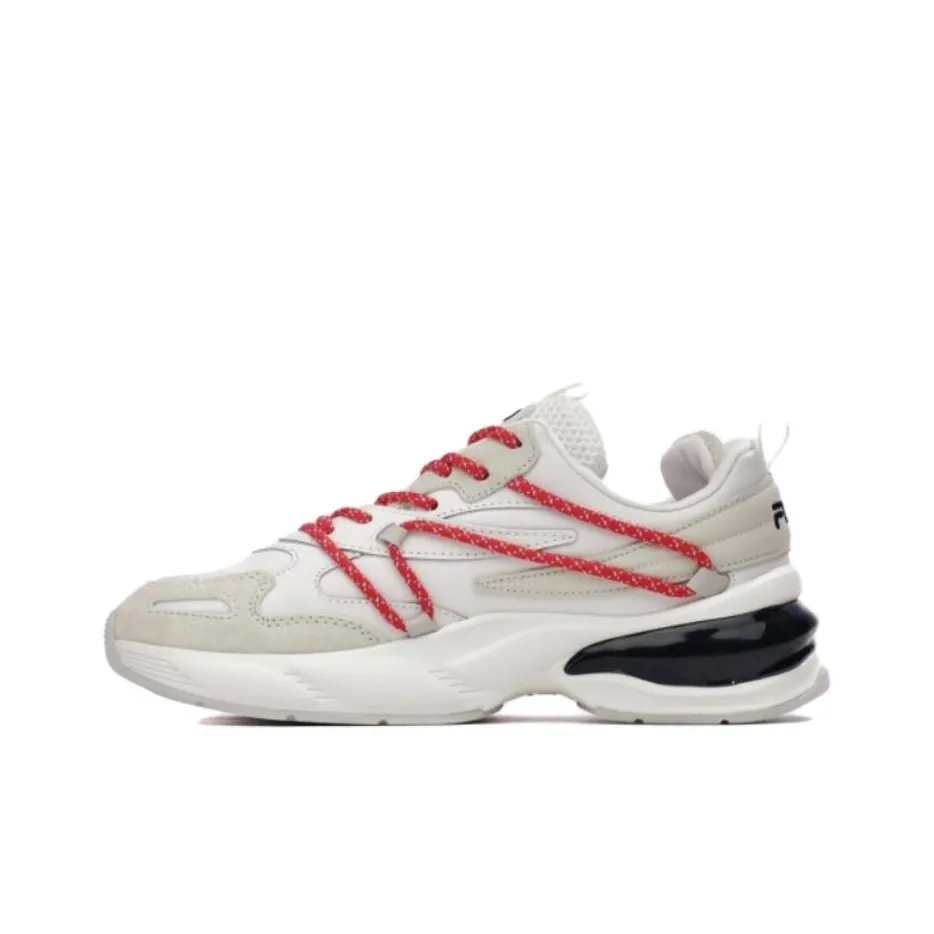 FILA Cushioning Wear Resistant Low Top Casual Shoes Women's White