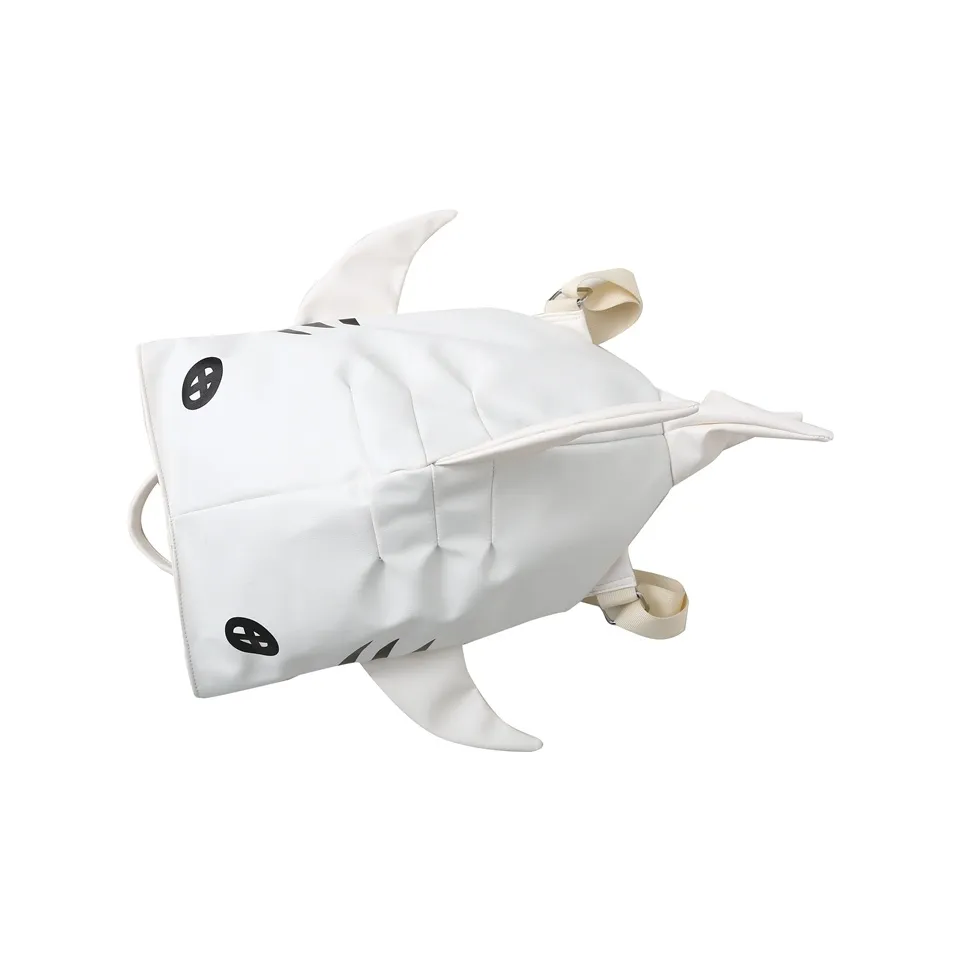 Dusen Kangaroo ПУ (полиуретан) Рюкзак Стандартный Унисекс Белый Черный