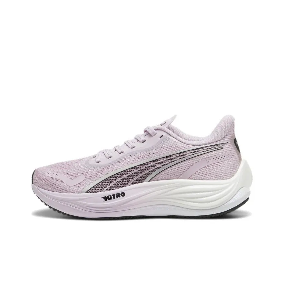 PUMA Velocity Nitro 3 Slip-Resistant Low-Top Trail Running Shoes Women's Pink