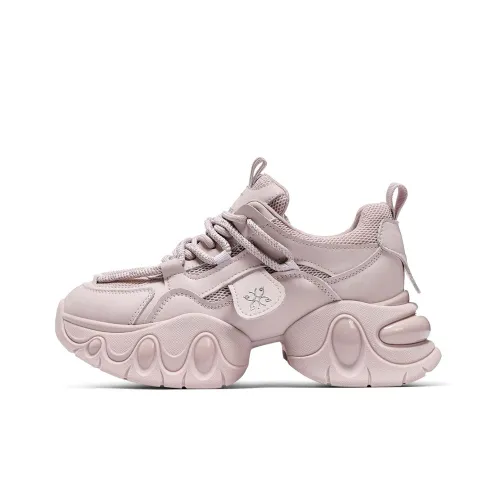 C°BANNER Толстоподошвенные кроссовки Low Top Фиолетовые Женские