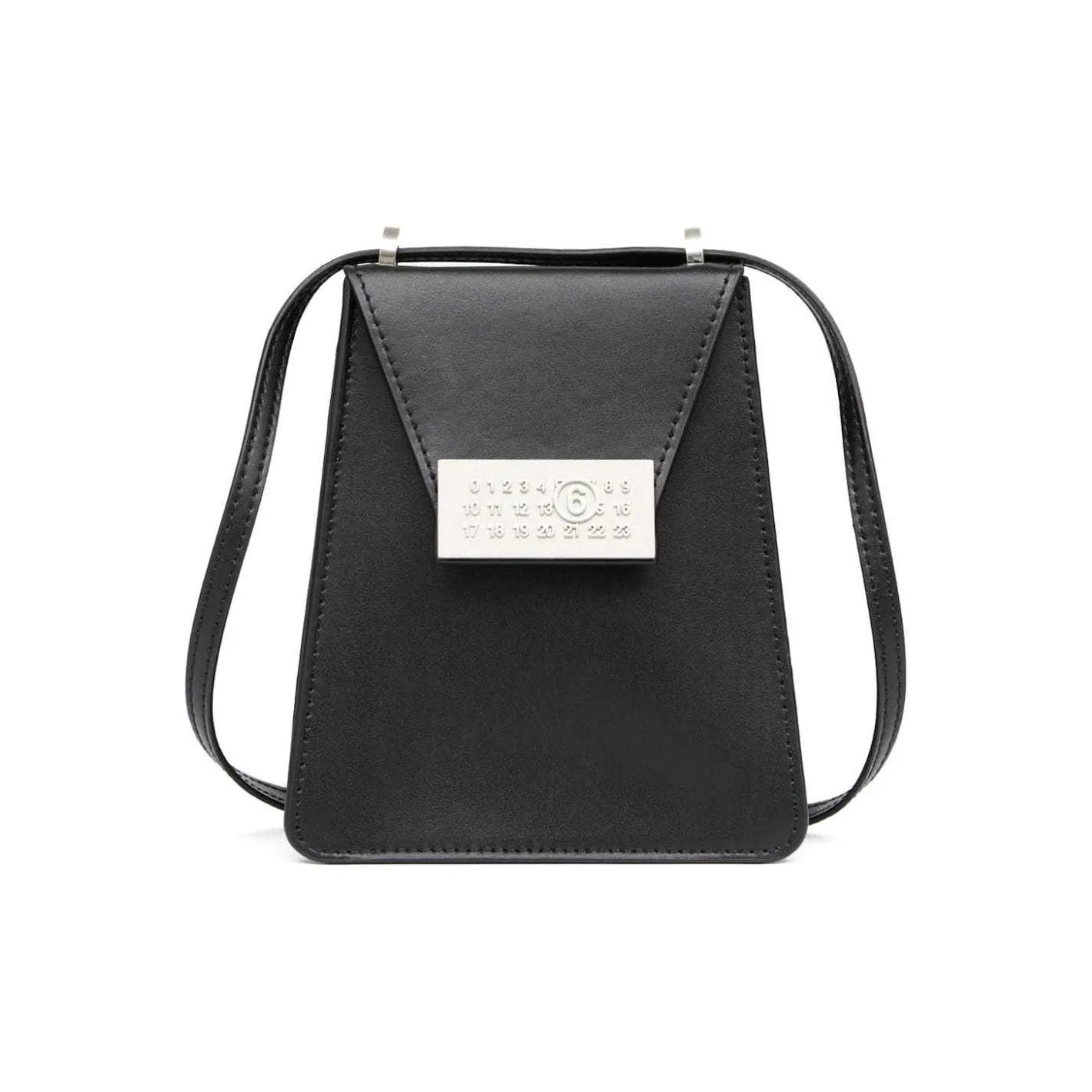 MM6 Maison Margiela Calfskin Shoulder Bag, Crossbody Bag Mini Women's Black