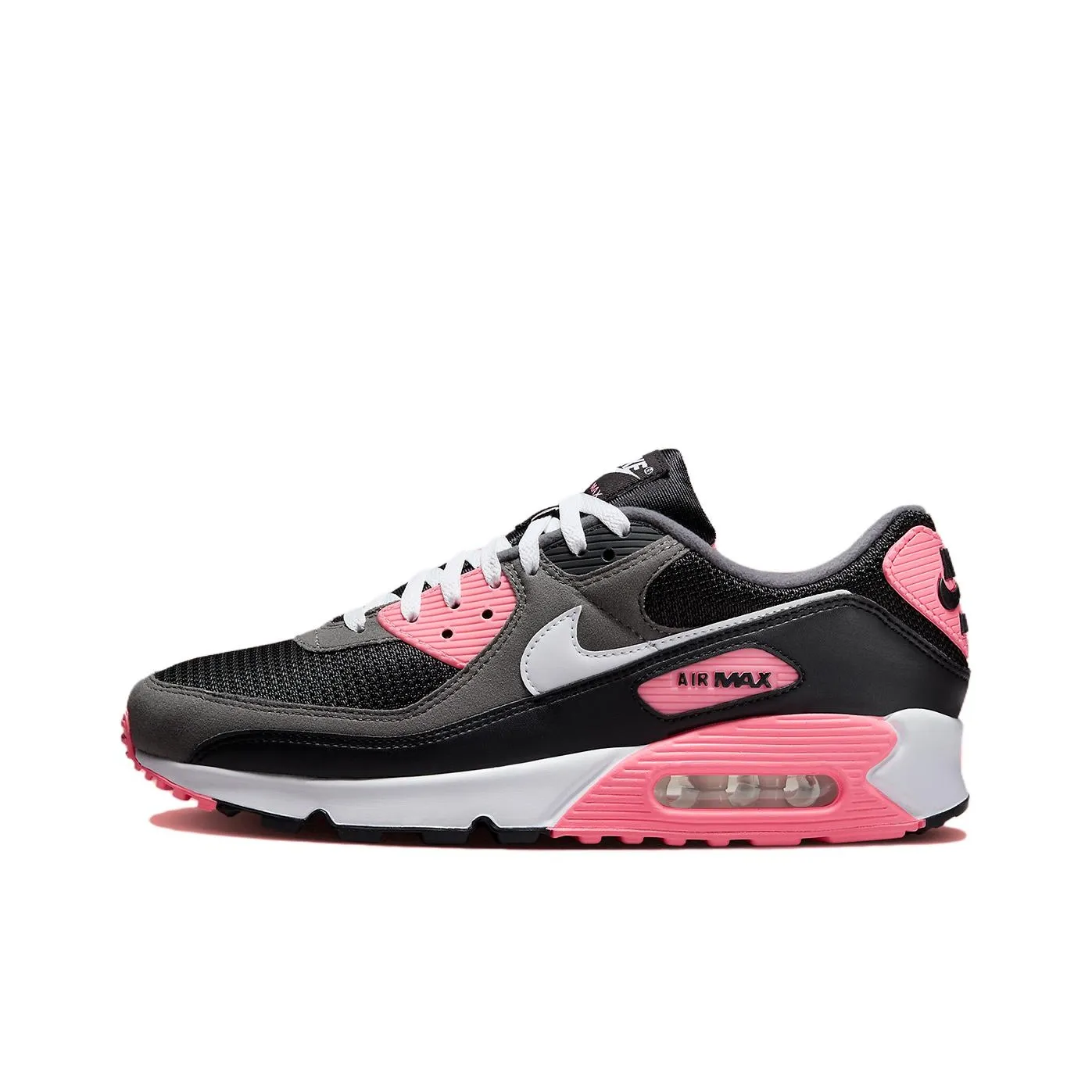 Nike Air Max 90 Low Топ Повседневный Женский Серый Розовый