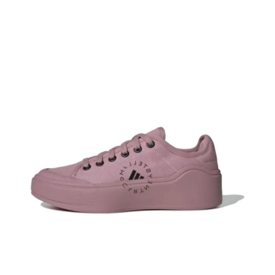 Adidas X Stella McCartney Co titled Series Anti Slip Wear Resistant Low Top Skateboard Shoes Unisex Pink