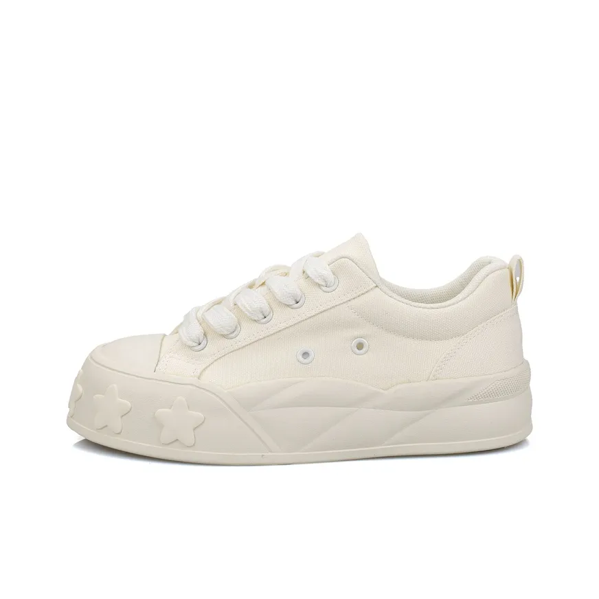 B10CROWN Low Top Canvas Shoes Women's Beige