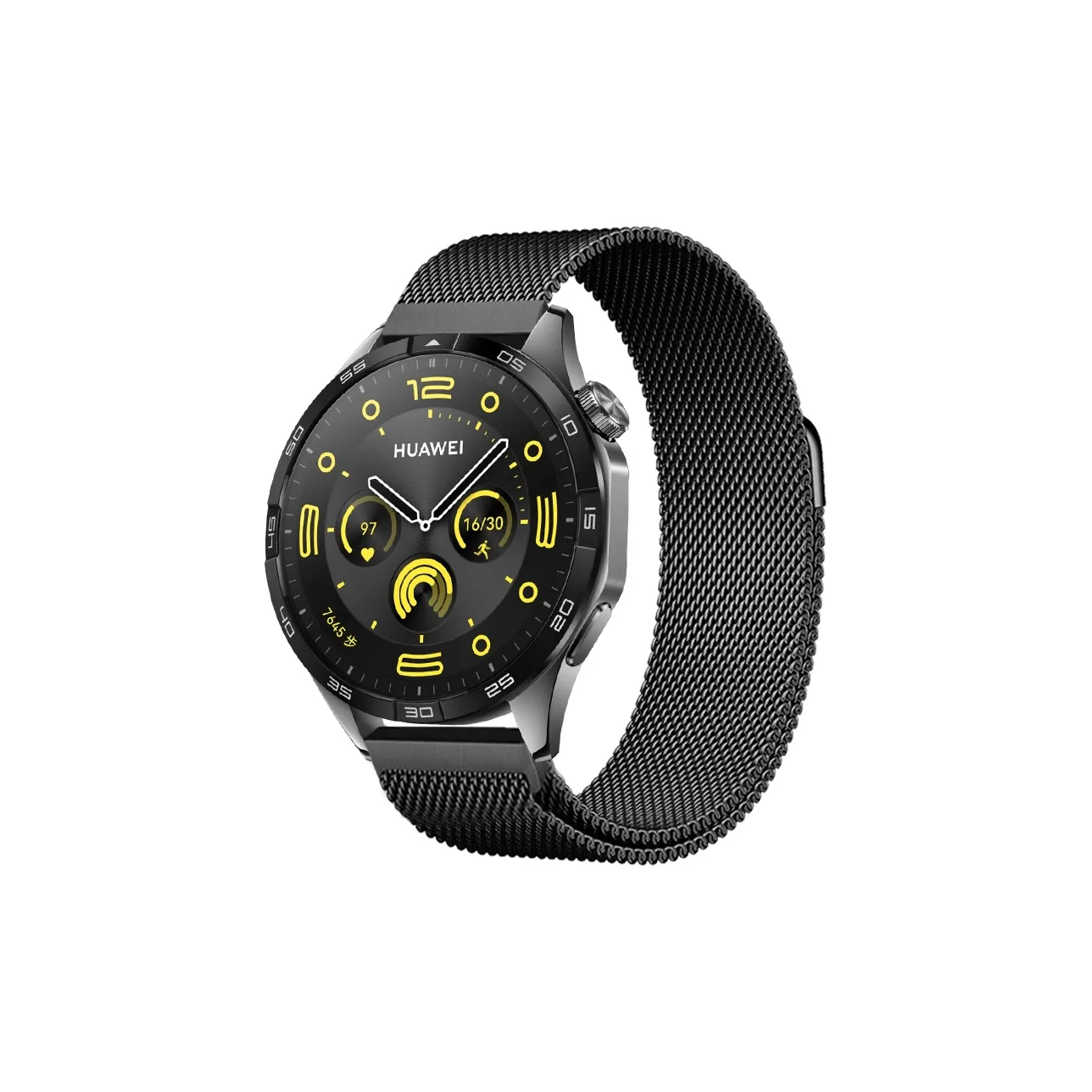 MILANQIAN M Q Ремешок Совместимость с Huawei Нержавеющая сталь Материал Универсальный 46 мм Циферблат