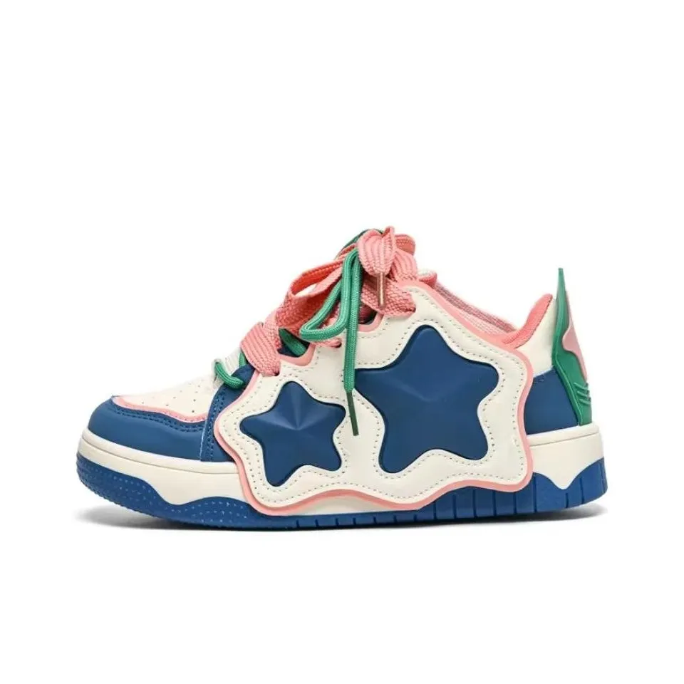 QITUMAUL Non-slip Lightweight Low-Top Sports Casual Puffy Shoes Women's