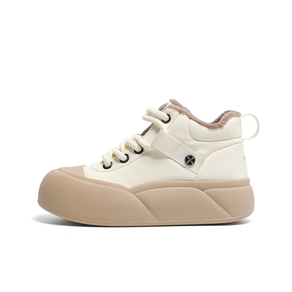 JEEP Street Shoes MID Top Beige Women's