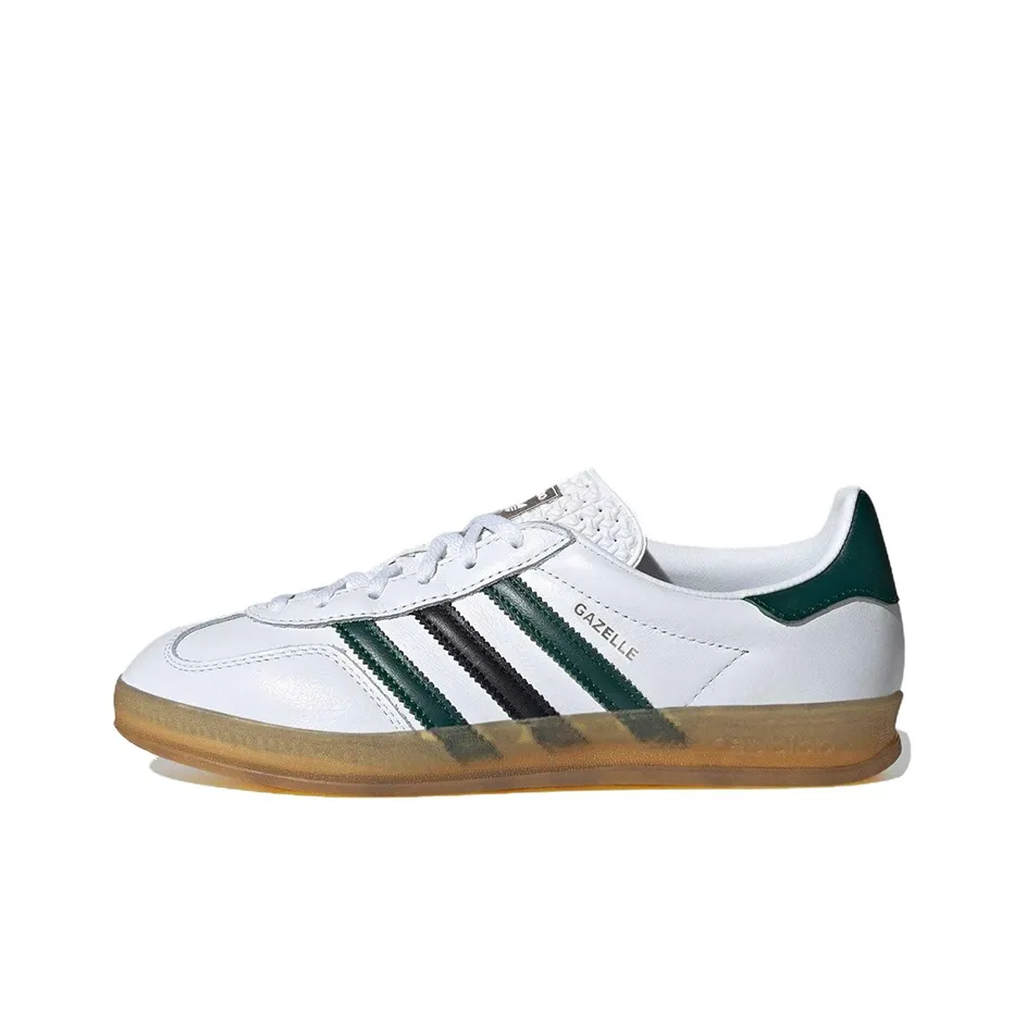 Adidas Gazelle Indoor White Collegiate Green Women's