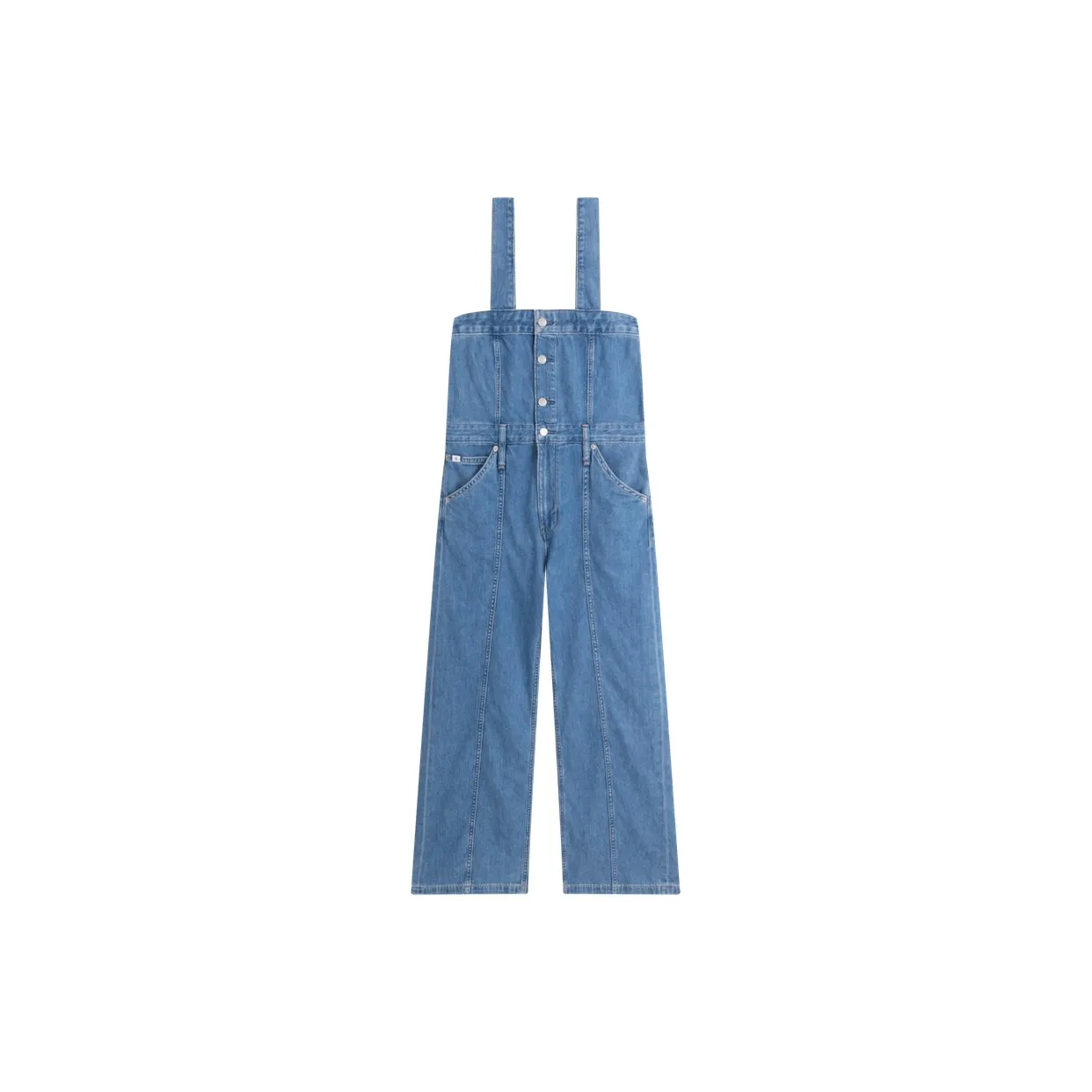 CALVIN KLEIN Overalls Women's Denim Light Blue