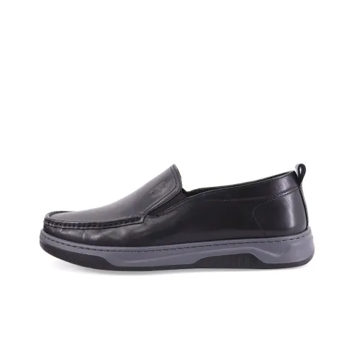 TRANOI Мужские повседневные туфли Low Top Черные Мужские