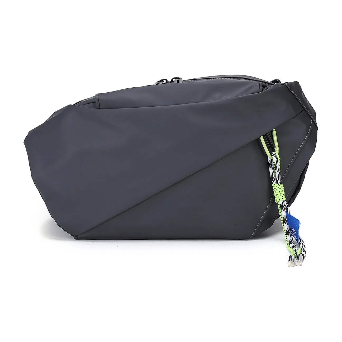 Slazenger Нейлон Модный Подвеска Бананка Сумка через плечо Sling Сумка через плечо Унисекс Серый Синий