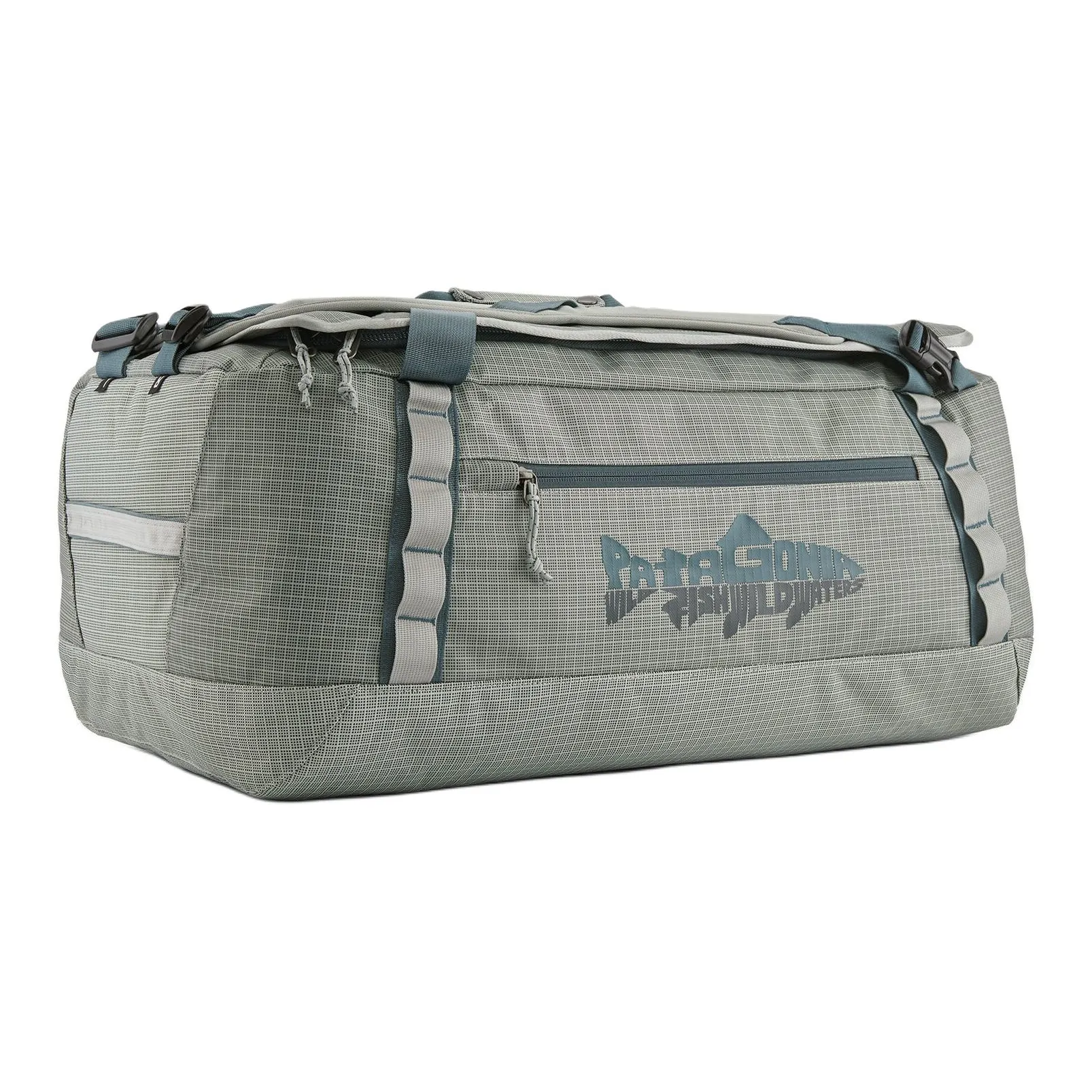 Patagonia Recycled Polyester Bonded With TPU Backpack Portable Travel Bag Regular Unisex Raindrop Green