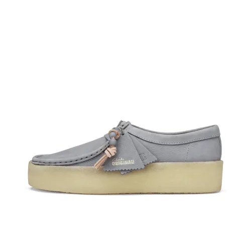 Clarks Originals WALLABEE Повседневная обувь Низкий Топ Серый 261756604 Женская