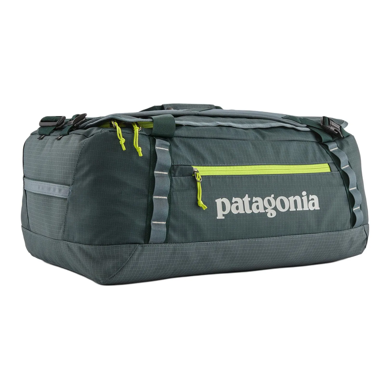 Patagonia Recycled Polyester Bonded With TPU Backpack Portable Travel Bag 55L Unisex Canova Nouveau Green