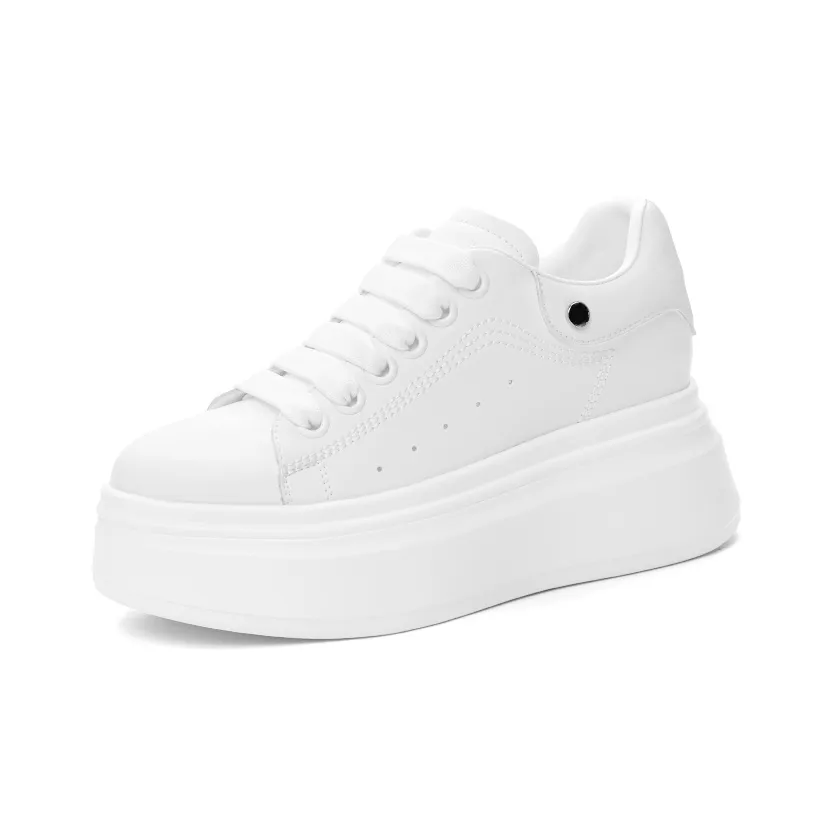 Shoe Cabinet Floral Language Lightweight Breathable Height Increasing Low-Top Skateboard Shoes Women's