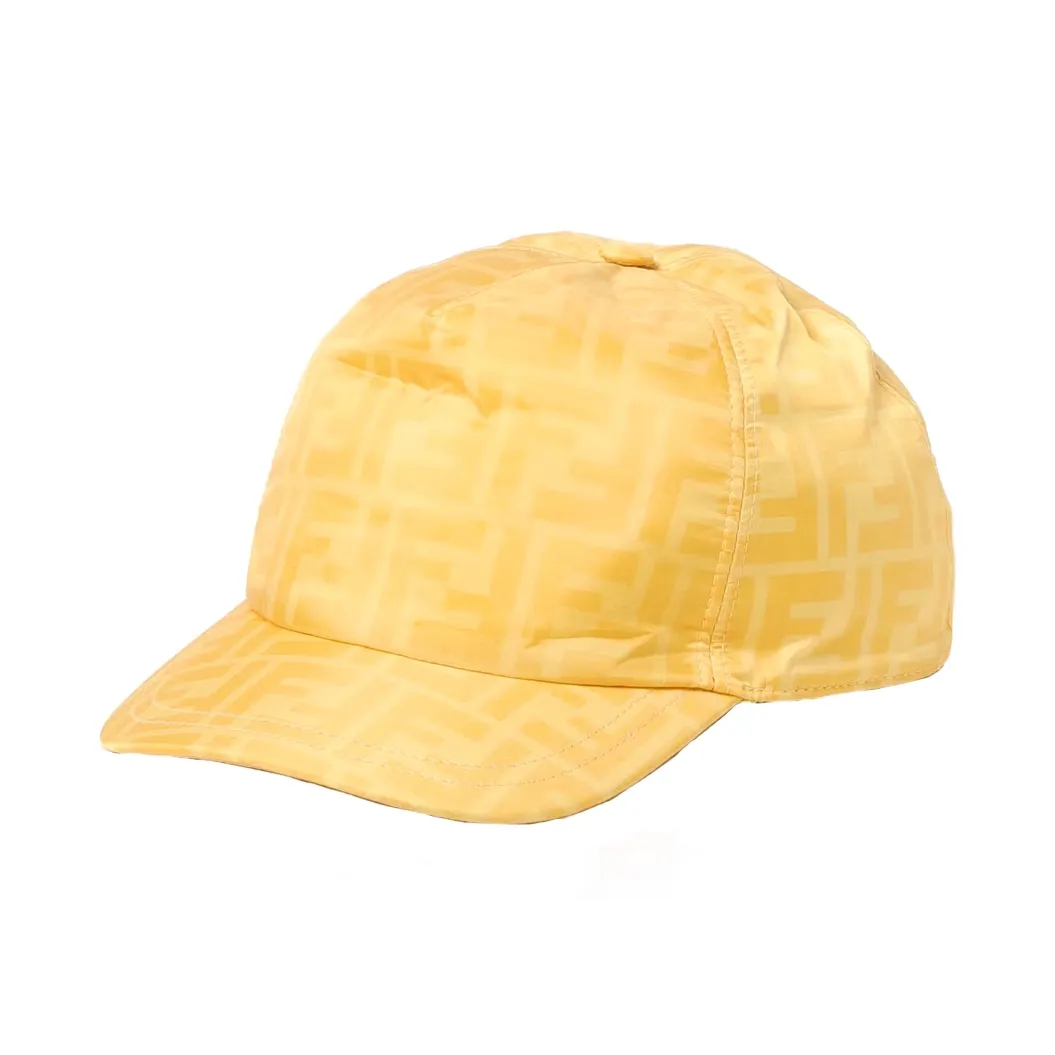 FENDI Kids FF pattern Satin finish Baseball Cap