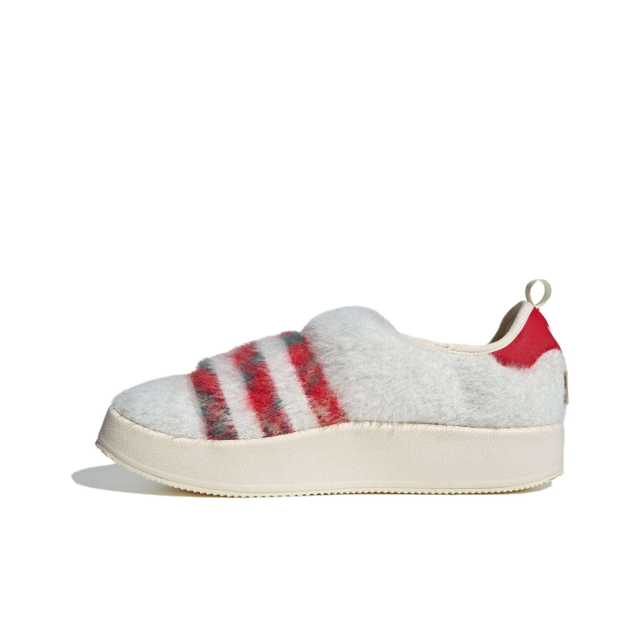 Adidas Originals Puffylette Термический Водонепроницаемый Низкий Топ Casual Унисекс Белый Красный