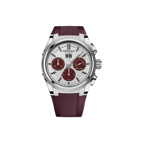 PARMIGIANI Автоматический Механический Movement Мужские Часы 42mm*13,7mm Серебряный