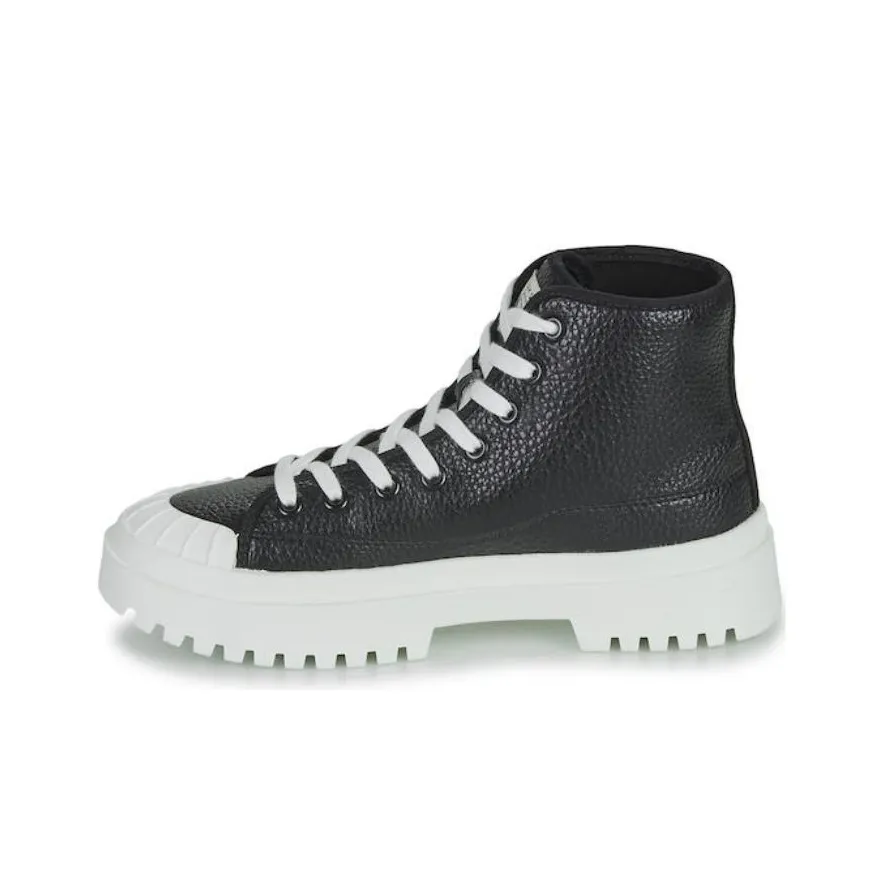 Levi's Wear resistant And Waterproof High Top Casual Shoes Women's Black