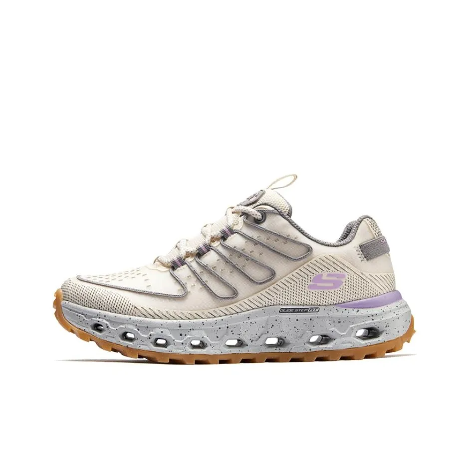Skechers Glide Step Cloud Sea Low Top Hiking Shoes Women's Beige Purple