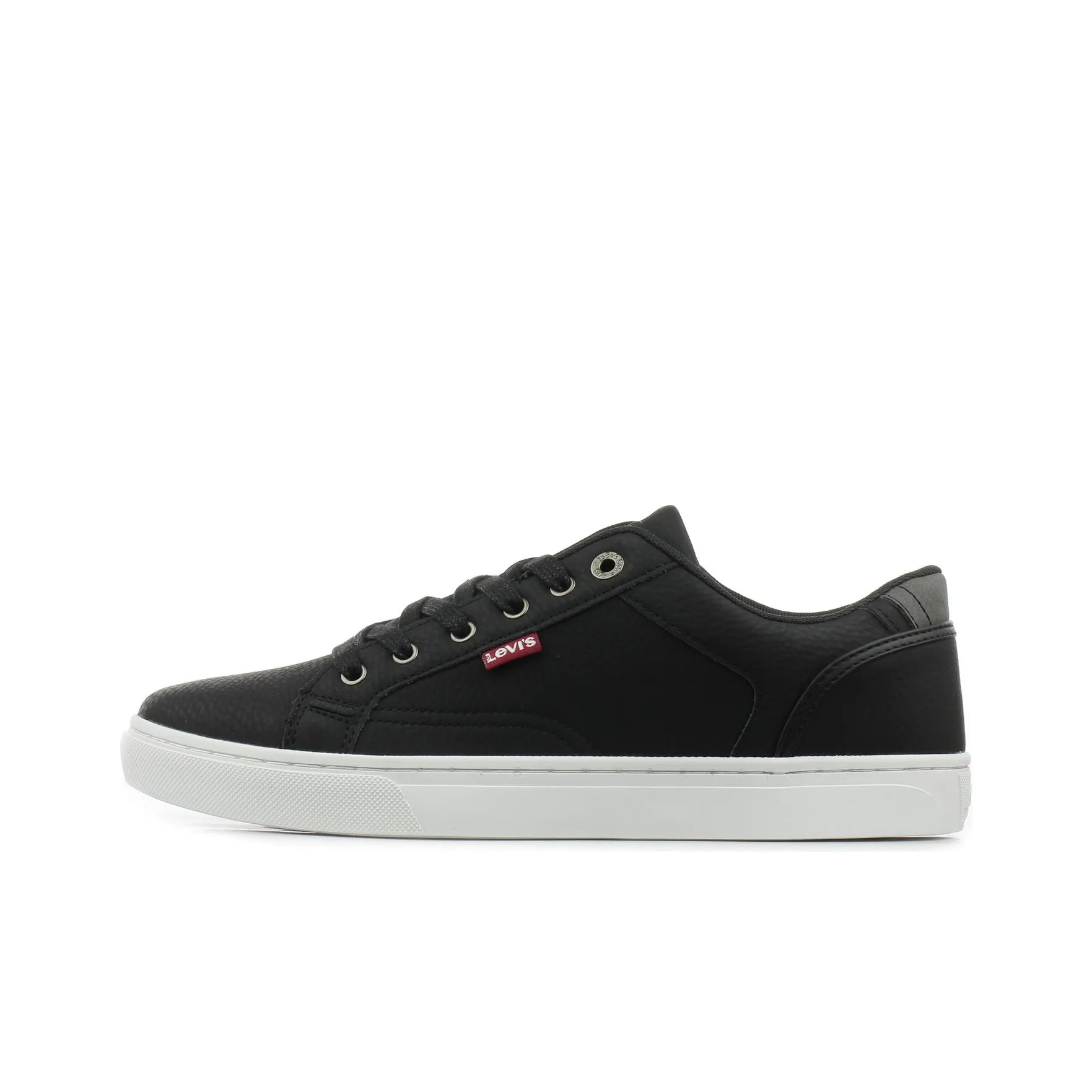 Levi's Slip Resistant Shock Absorbers Low Top Skateboard Shoes Men's Black White