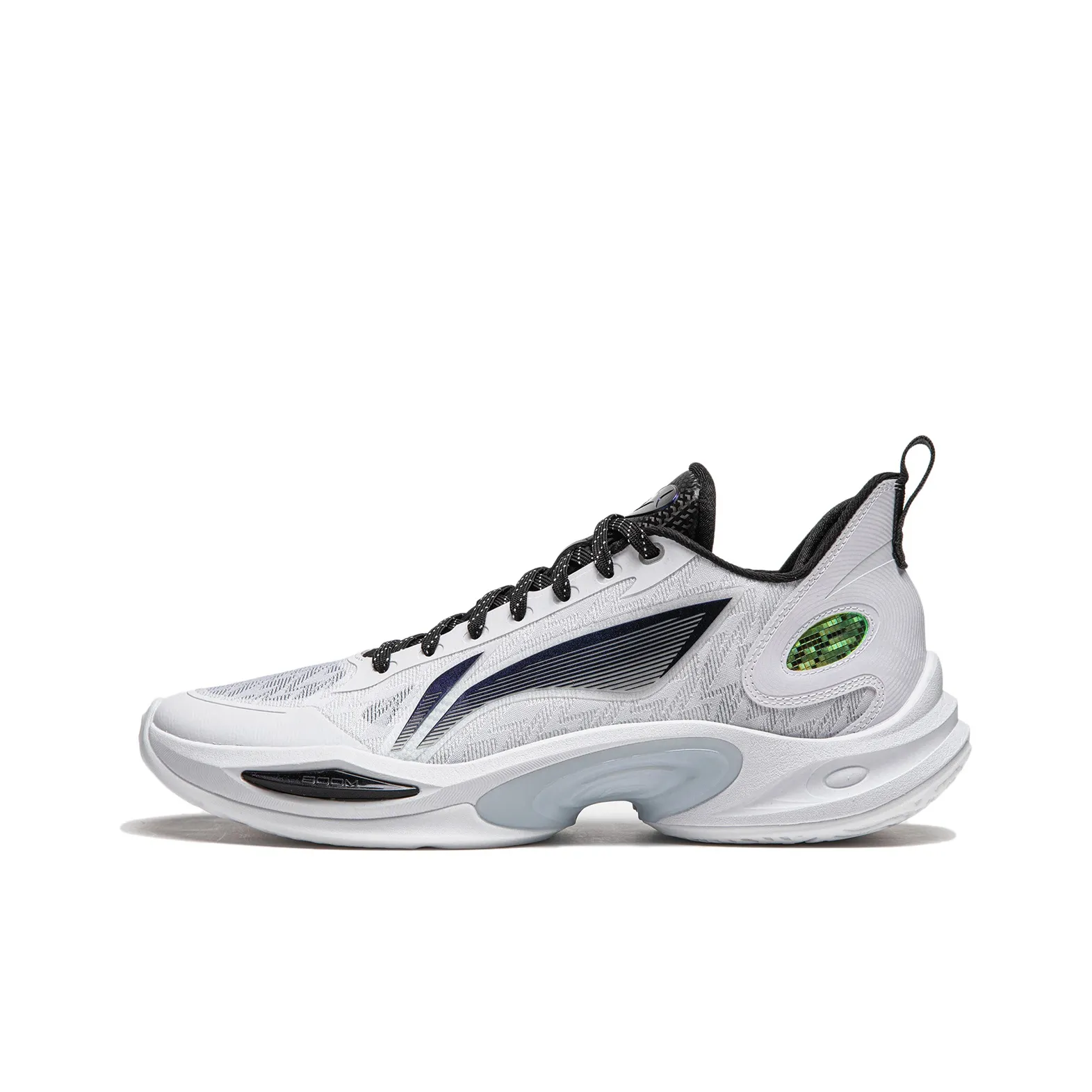 LINING Super Light 2024 Basketball Shoes Men's Low Top Standard White/Black