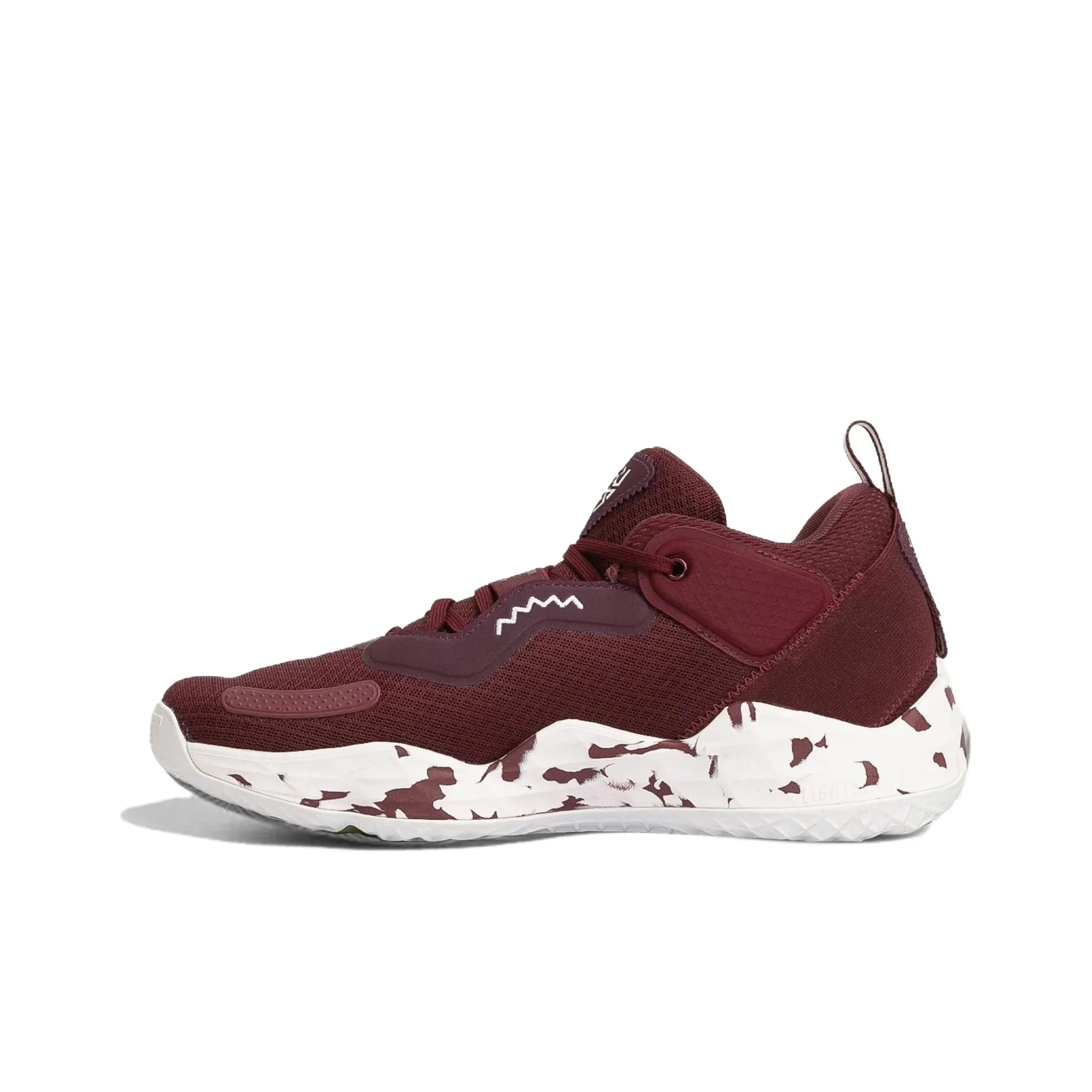 Adidas Donovan Mitchell Cushioning, Wear Resistant Mid Top Basketball Shoes Unisex Red