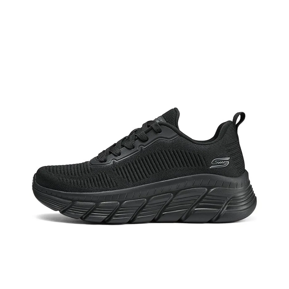 Skechers BOBS B FLEX HI Abrasion Resistant Low Top Casual Shoes Women's Black