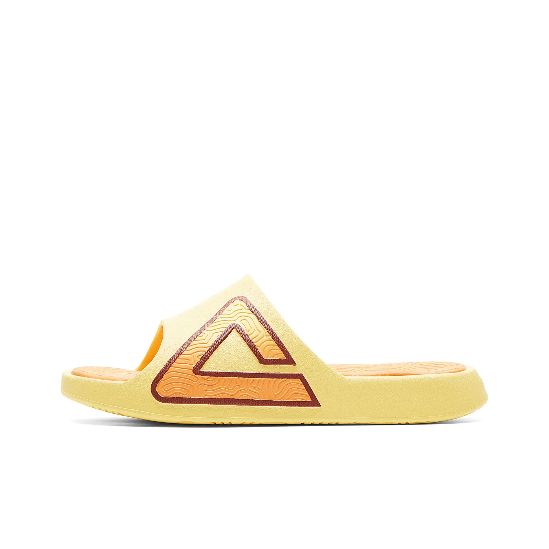 PEAK Guochuang Series Slide Slippers Men's Touch Me Not Yellow
