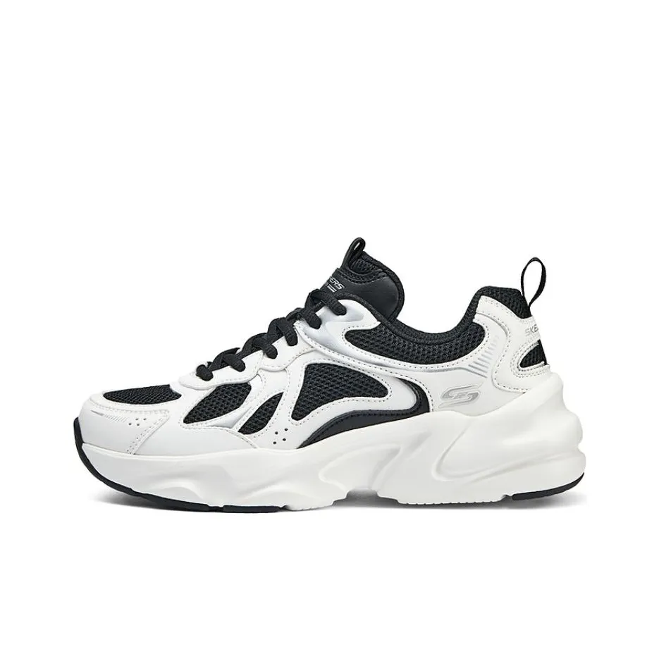 Skechers Low Top Chunky Sneakers Women's Black White