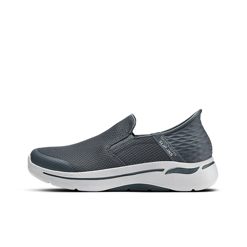 Skechers Go Walk Arch Fit Wear resistant And Lightweight Low Top Casual Shoes Men
s Carbon Gray