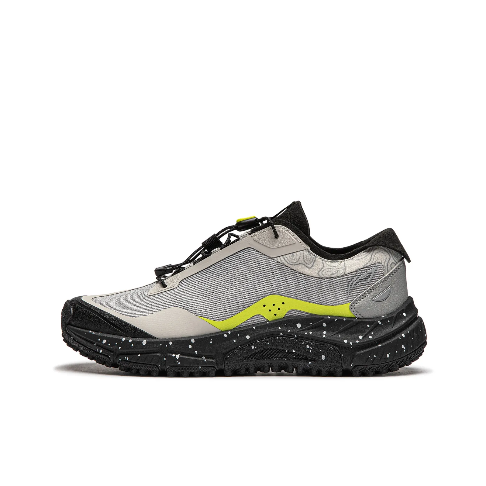 LINING Yijie Lite V3 Нижнее Юбка Устойчивая к Износу Низкий Топ Альпинистская Обувь Женская Черная Серый