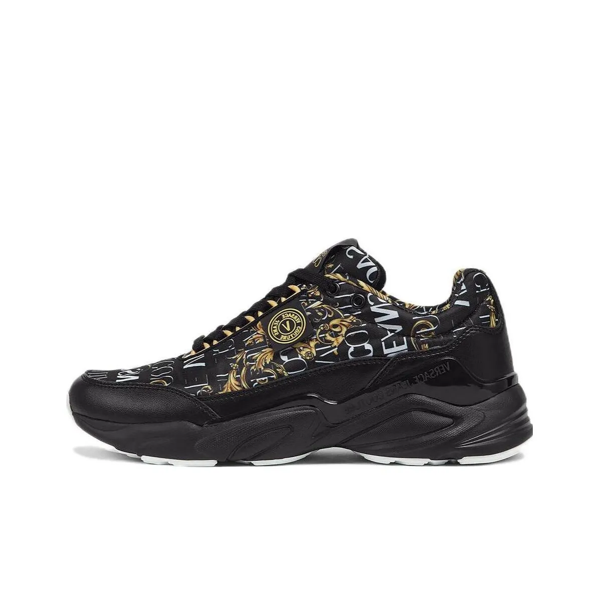 VERSACE JEANS Couture Low Top Casual Shoes Men's Black