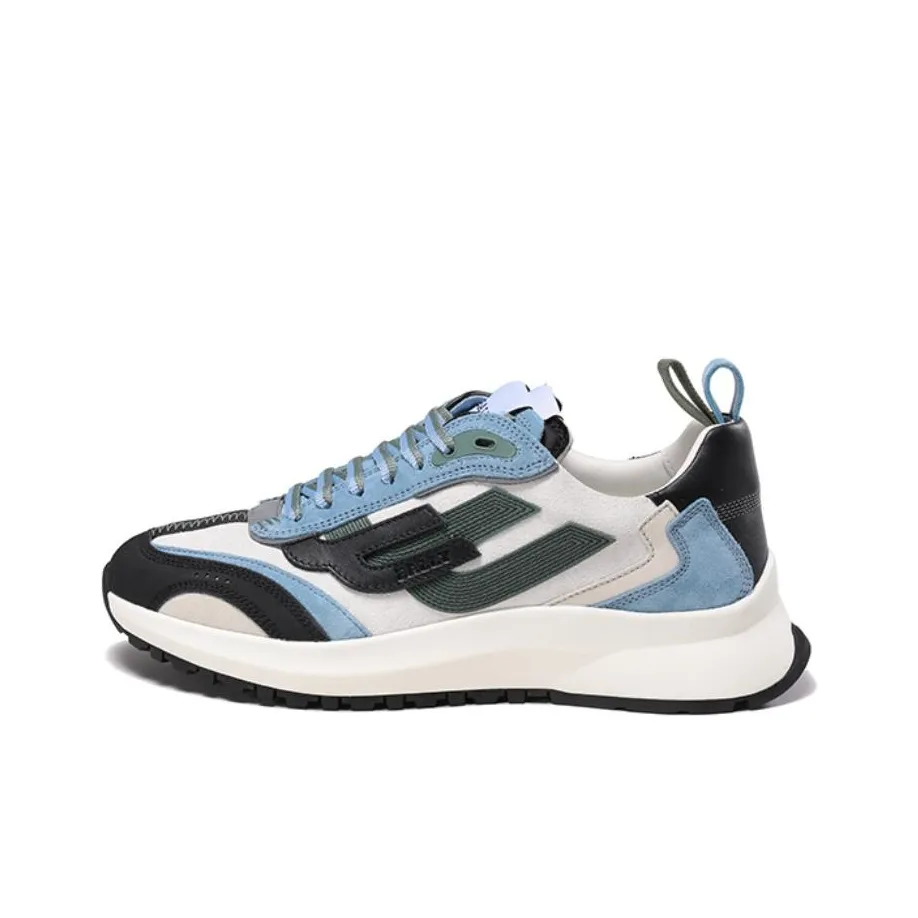 BALLY Устойчивый к истиранию Низкий Топ Спортивная Повседневная Обувь Мужская Черный Серый Синий