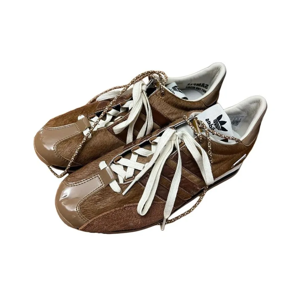 SONG FOR THE MUTE x Adidas Originals Durable Breathable Low Top Casual Shoes Unisex Brown