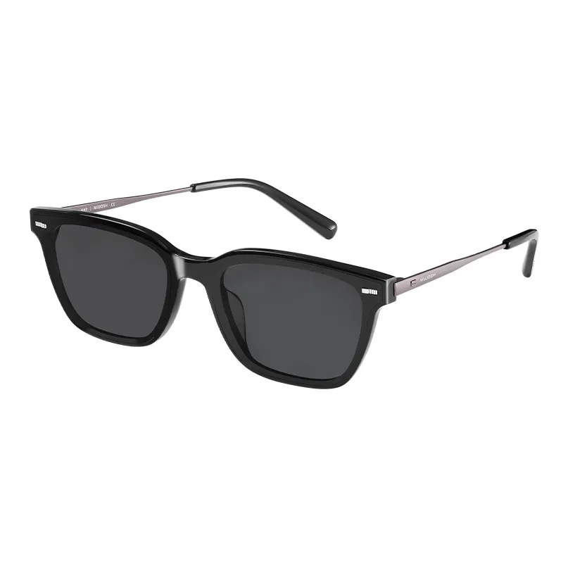 MUJOSH MAO Series Square Slim Frame Plate Outdoor Polarized Sunglasses Unisex