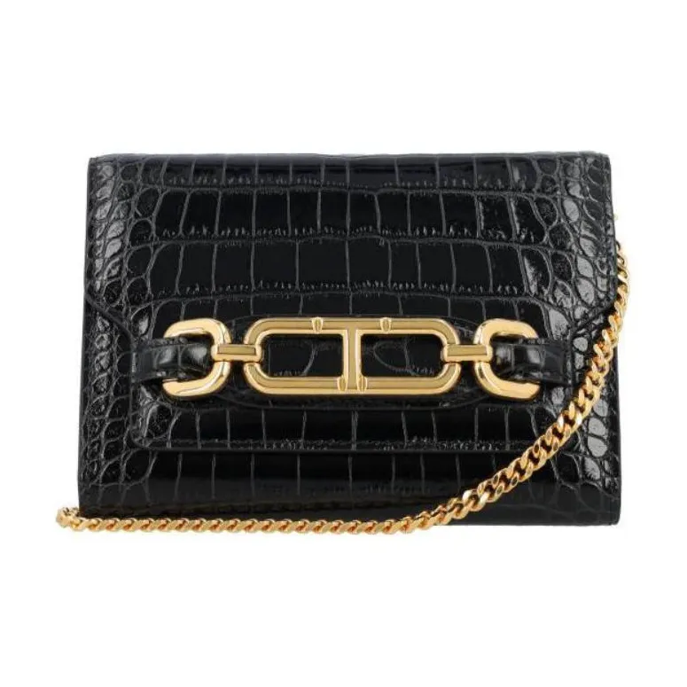 TOM FORD Shiny Embossed Whitney Mini Shoulder Bag