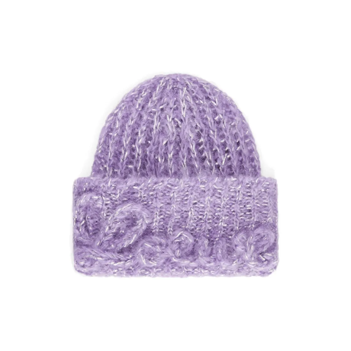 LOEWE Mohair Polyamide Beanies Men's Purple
