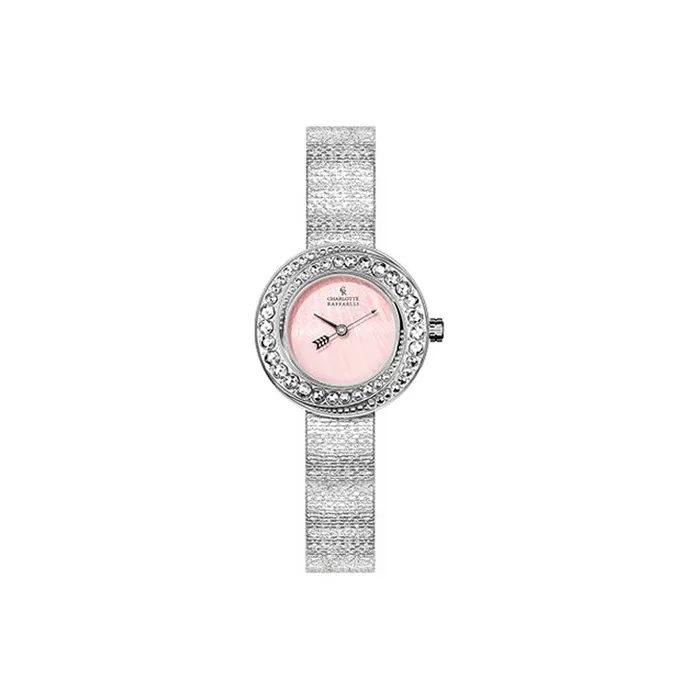 CHARLOTTE RAFFAELLI· Radiant Collection Moon Goddess Women's Watch Кварцевый механизм Розовый циферблат часов Женские часы