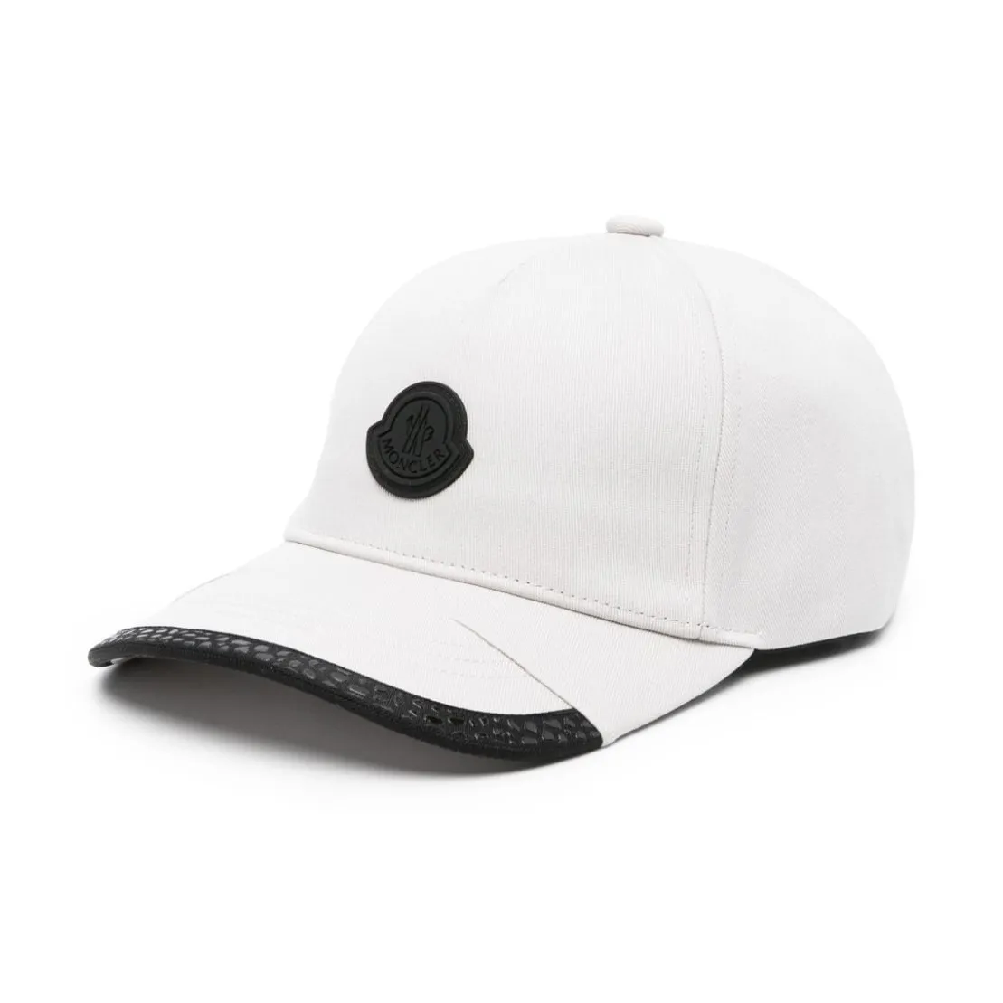Moncler Logo Patch Curved Peak Baseball Cap