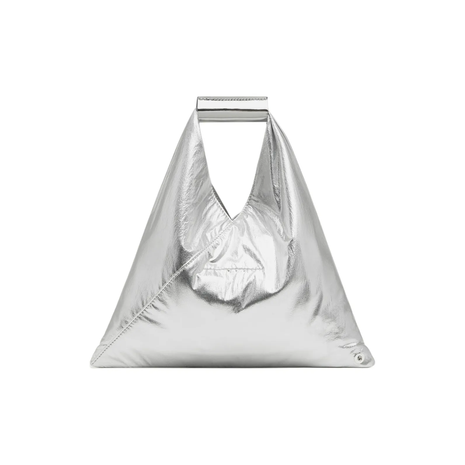 MM6 Maison Margiela Nylon One Shoulder Handbag Mini Women's Silver