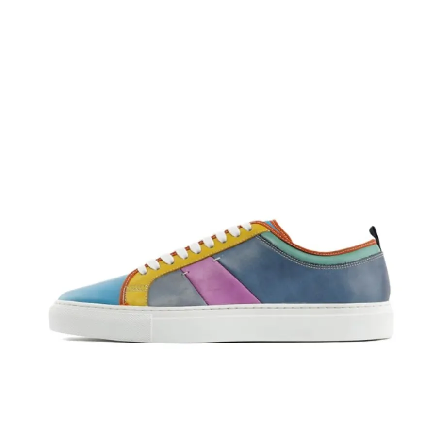 BARKER Низкие кроссовки для скейтбординга Мужские Синие Оранжевые Розовые